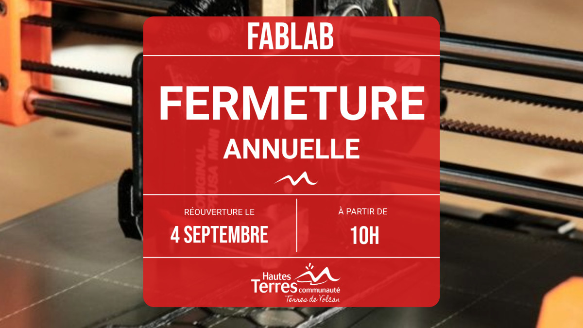 Fermeture Fablab Murat