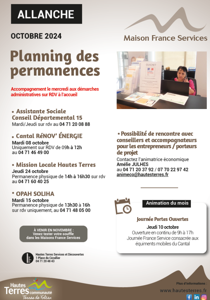 Programme Maison France Services Allanche