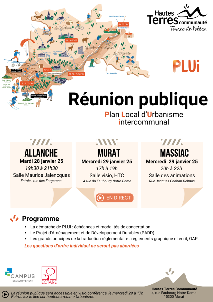 réunion publique plui urbanisme